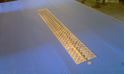 Picture of Aluminum Diamond Plate Flat 6 x 48 in, 1/16 in thick,. 4 ft,  New, .062 In,  Hash Plate, Tread Plate, Tread Bright 