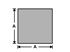 Picture of Aluminum Square Bar - 1/2" OD x 48", 4 ft, 48 in , USA! New