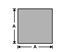 Picture of Aluminum Square Bar - 3/4" OD x 48", 4 ft, 48 in , USA! New