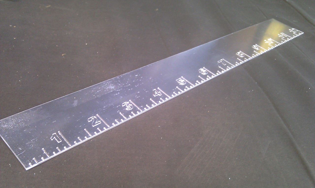 Laser Engraving Ruler, Laser Metal Engraving, Metal Ruler, Scale Ruler