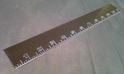 Picture of Aluminum Engraved Ruler Straight Edge All Sizes,3,4,5,6,7,8,9,10,11,12,15,18,20,24,28,32,36,48 in, 1/16, Anodized, Rubber Backing, Engraving, Custom