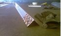Picture of Aluminum Diamond Plate Angle 1 1/2 x 1 1/2 x 48 in, 1/16 in thick,. 4 ft,  New, .062 In,  Hash Plate, Tread Plate, Tread Bright 
