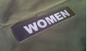 Picture of Engraved WOMEN bathroom sign, Prismatic, Low Light, Anodized, High Quality