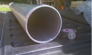 Picture of Aluminum Round Tubing - 4" OD x 1/8” x 48", 4 ft, 48 in , USA! New